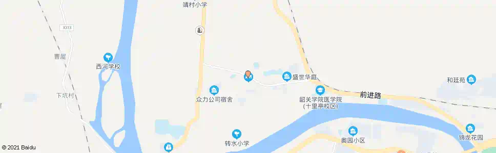 韶关红十字会医院_公交站地图_韶关公交_妙搜公交查询2025