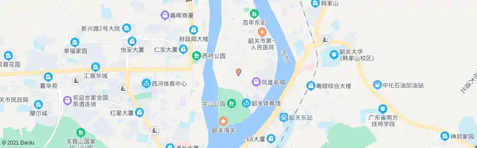 韶关解放路(西)_公交站地图_韶关公交_妙搜公交查询2025