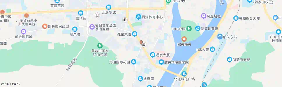 韶关芙蓉东路口_公交站地图_韶关公交_妙搜公交查询2025