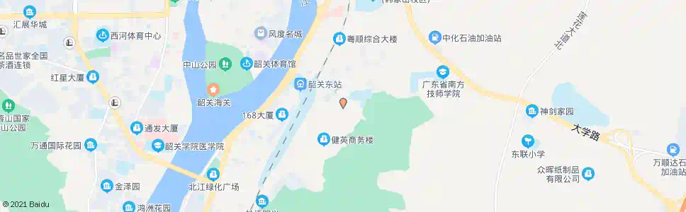 韶关七四三矿骨科医院_公交站地图_韶关公交_妙搜公交查询2025