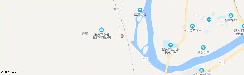 韶关马屋_公交站地图_韶关公交_妙搜公交查询2025