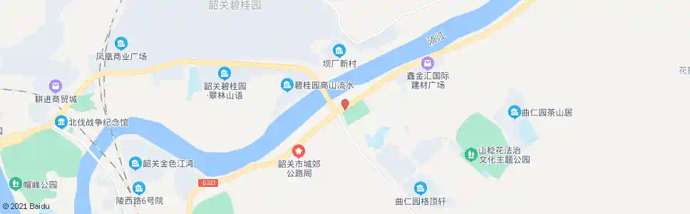 韶关黄金村_公交站地图_韶关公交_妙搜公交查询2025
