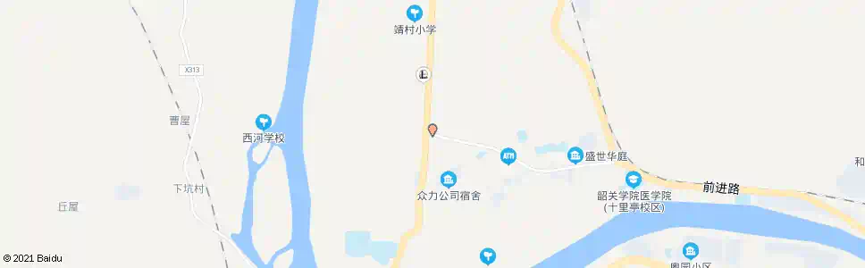 韶关粤北技校_公交站地图_韶关公交_妙搜公交查询2025
