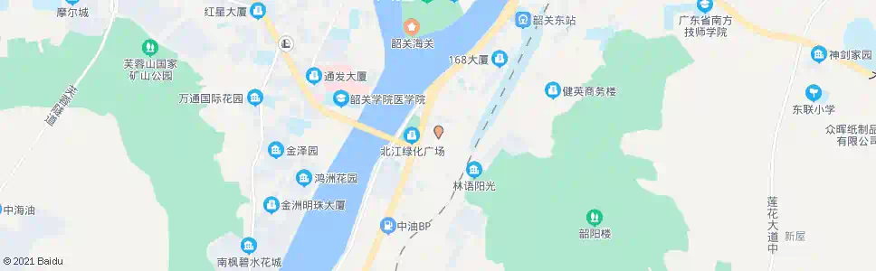 韶关四通市场_公交站地图_韶关公交_妙搜公交查询2025
