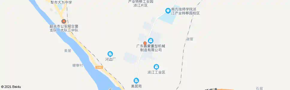 韶关创业一路_公交站地图_韶关公交_妙搜公交查询2025