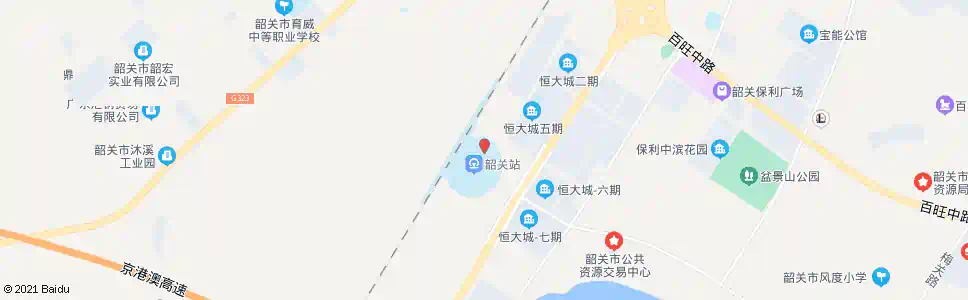 韶关西华园_公交站地图_韶关公交_妙搜公交查询2025