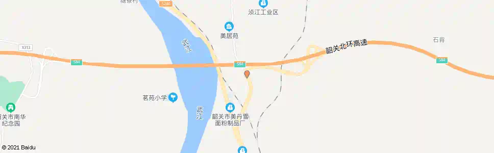 韶关自来水加压站_公交站地图_韶关公交_妙搜公交查询2025