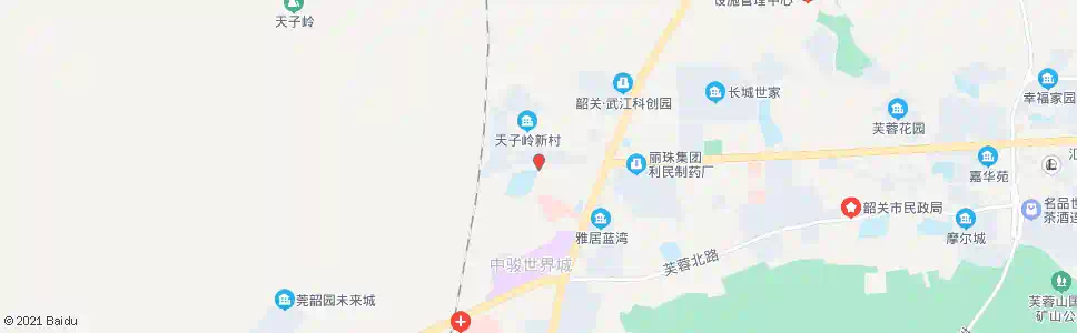 韶关天子岭_公交站地图_韶关公交_妙搜公交查询2025