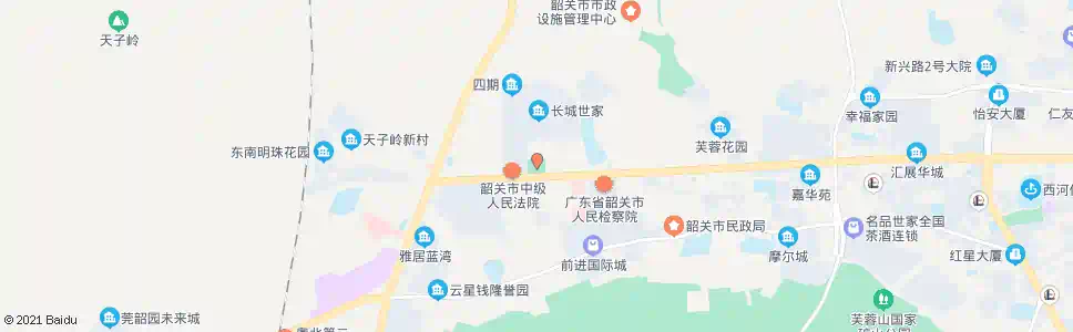 韶关市博物馆(社保局)_公交站地图_韶关公交_妙搜公交查询2025
