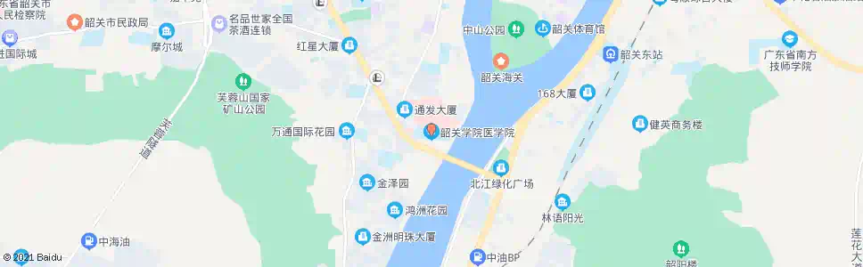 韶关韶关学院医学院_公交站地图_韶关公交_妙搜公交查询2025