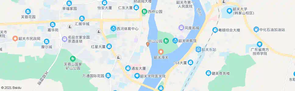 韶关光明市场_公交站地图_韶关公交_妙搜公交查询2025