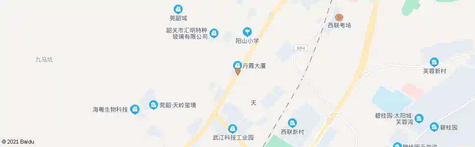 韶关三江水泥厂_公交站地图_韶关公交_妙搜公交查询2025