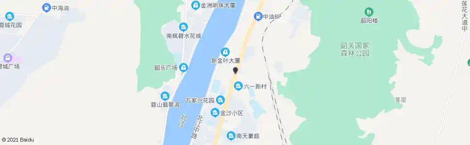 韶关南郊三公里_公交站地图_韶关公交_妙搜公交查询2025
