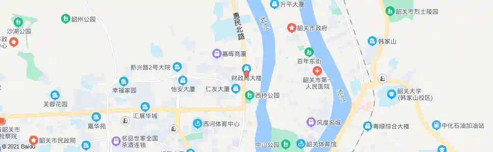韶关区妇幼保健院_公交站地图_韶关公交_妙搜公交查询2025