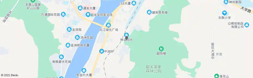 韶关丛林山庄_公交站地图_韶关公交_妙搜公交查询2025