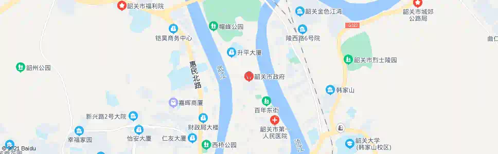 韶关市政府_公交站地图_韶关公交_妙搜公交查询2025