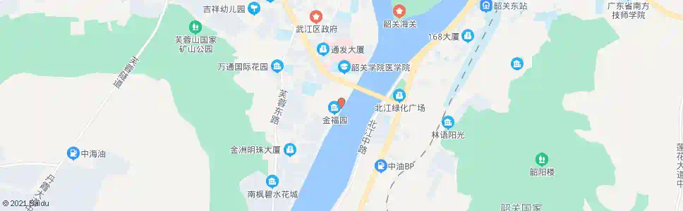 韶关金福园(东区)_公交站地图_韶关公交_妙搜公交查询2025