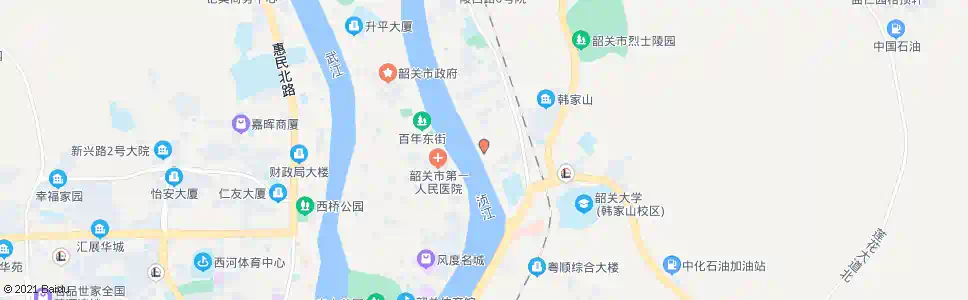 韶关浈江南路_公交站地图_韶关公交_妙搜公交查询2025