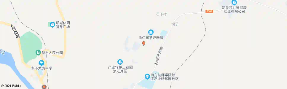 韶关曲仁中学_公交站地图_韶关公交_妙搜公交查询2025