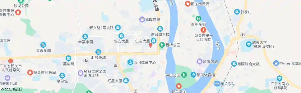 韶关新华北_公交站地图_韶关公交_妙搜公交查询2025