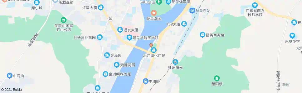 韶关北江桥头_公交站地图_韶关公交_妙搜公交查询2025