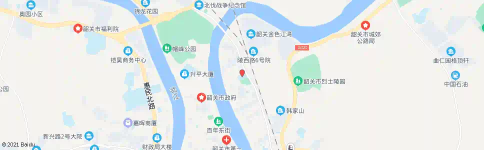 韶关市十三中学_公交站地图_韶关公交_妙搜公交查询2025