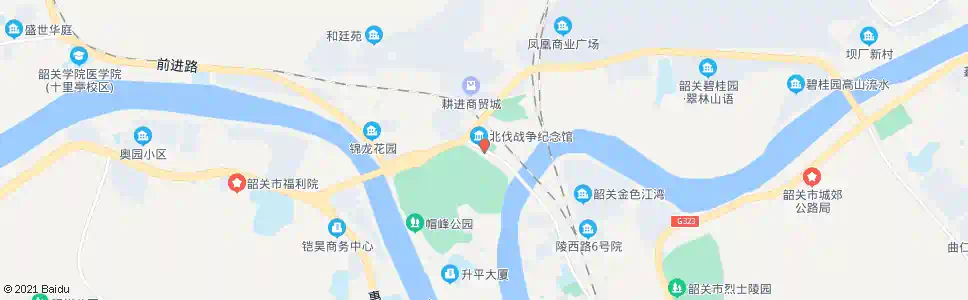 韶关北伐纪念馆_公交站地图_韶关公交_妙搜公交查询2025