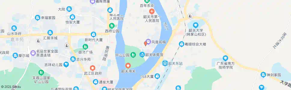 韶关解放路(东)_公交站地图_韶关公交_妙搜公交查询2025