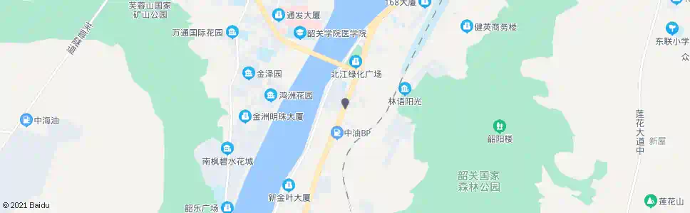 韶关南郊二公里_公交站地图_韶关公交_妙搜公交查询2025