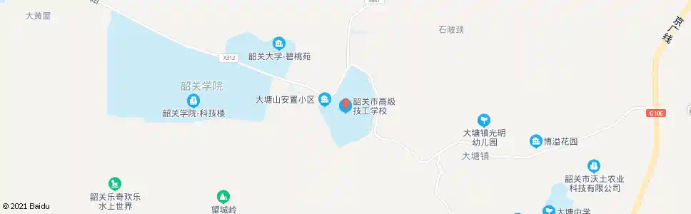 韶关市高级技校_公交站地图_韶关公交_妙搜公交查询2025
