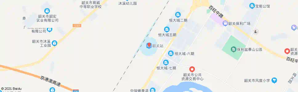 韶关沿江三路_公交站地图_韶关公交_妙搜公交查询2025