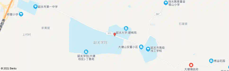 韶关韶关学院南区_公交站地图_韶关公交_妙搜公交查询2025