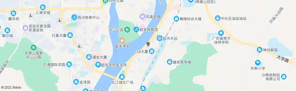 韶关江畔服装批发广场_公交站地图_韶关公交_妙搜公交查询2025