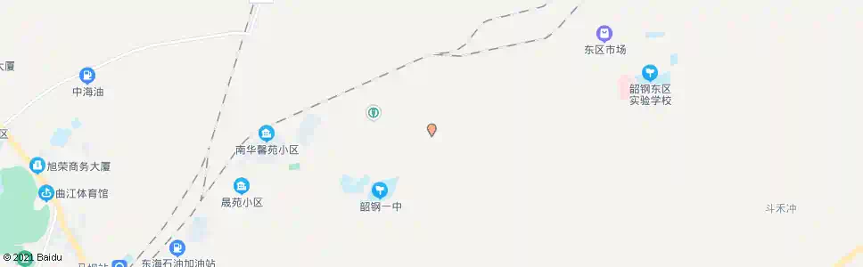 韶关韶钢招待所_公交站地图_韶关公交_妙搜公交查询2025