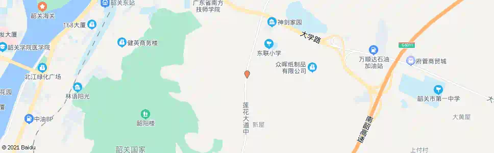 韶关杨屋村_公交站地图_韶关公交_妙搜公交查询2025