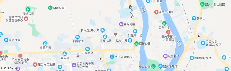 韶关西河邮电局_公交站地图_韶关公交_妙搜公交查询2025