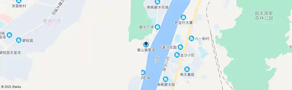 韶关蓉山翡翠湾_公交站地图_韶关公交_妙搜公交查询2025