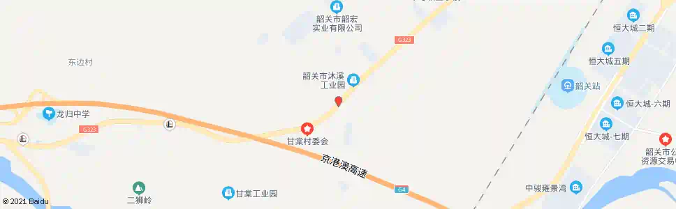 韶关沐溪一路_公交站地图_韶关公交_妙搜公交查询2025