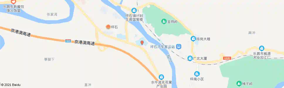 韶关市第二中学_公交站地图_韶关公交_妙搜公交查询2025
