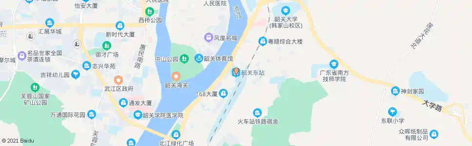 韶关东联_公交站地图_韶关公交_妙搜公交查询2025