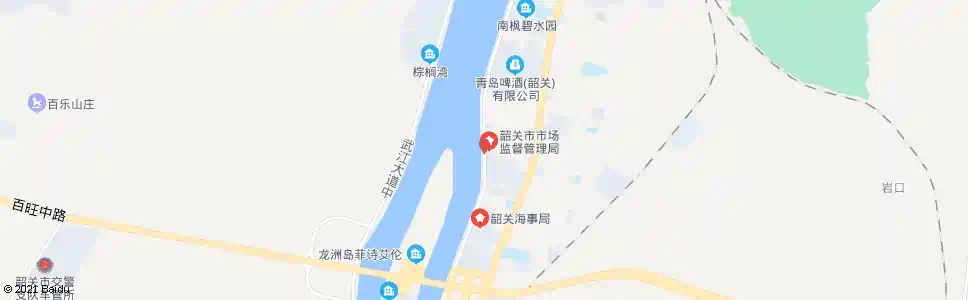 韶关江山花园_公交站地图_韶关公交_妙搜公交查询2025