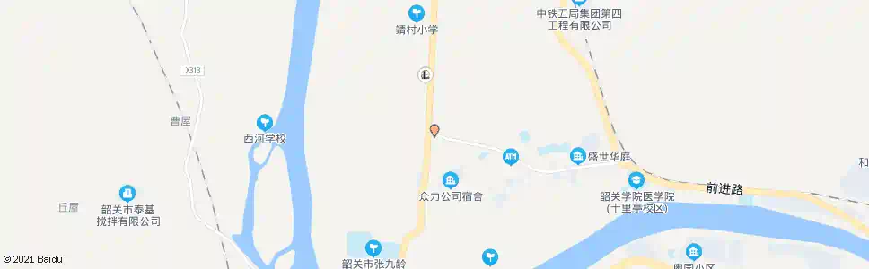 韶关粤北技校北校区(一砖厂)_公交站地图_韶关公交_妙搜公交查询2025