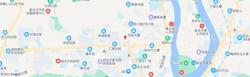 韶关市第一棉纺厂_公交站地图_韶关公交_妙搜公交查询2025