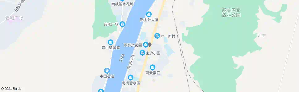 韶关金沙站_公交站地图_韶关公交_妙搜公交查询2025