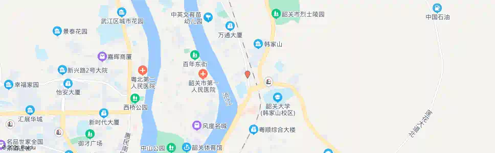 韶关启明市场_公交站地图_韶关公交_妙搜公交查询2025