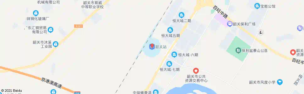 韶关韶关预备役炮团_公交站地图_韶关公交_妙搜公交查询2025