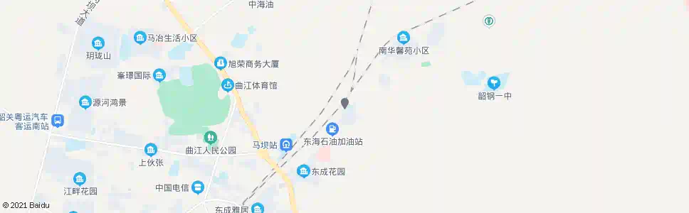 韶关二村_公交站地图_韶关公交_妙搜公交查询2025