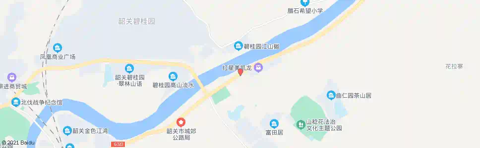 韶关腊石坝渡口_公交站地图_韶关公交_妙搜公交查询2025