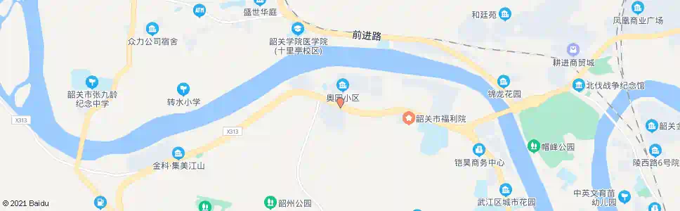 韶关无线电五厂_公交站地图_韶关公交_妙搜公交查询2025