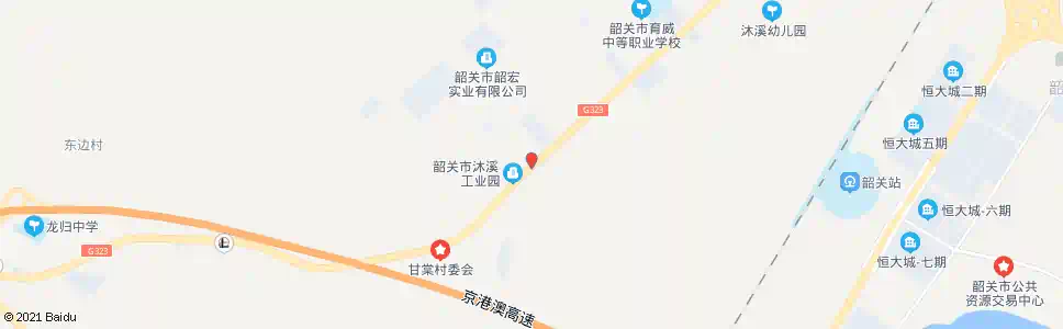 韶关沐溪二路_公交站地图_韶关公交_妙搜公交查询2025
